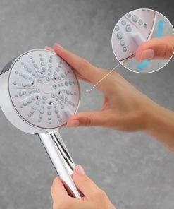 Mira Beat 110mm Four Spray Showerhead - Chrome - 1.1605.237 -Bathroom Supplies Sales 2024 1.1605.237 A3 460