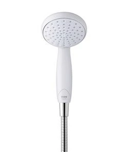 Mira Nectar 90mm Single Spray Showerhead - White - 2.1703.001