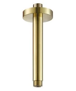 JTP Vos Brushed Brass Ceiling Mounted Shower Arm