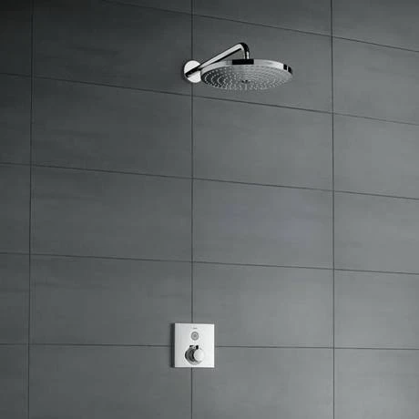Hansgrohe Raindance Select S 240 2-Spray Shower Head with Wall Mounted Arm - Chrome - 26466000 3 Hansgrohe Raindance Select S 240 2-Spray Shower Head with Wall Mounted Arm - Chrome - 26466000 - Image 3