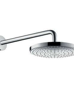 Hansgrohe Raindance Select S 240 2-Spray Shower Head with Wall Mounted Arm - Chrome - 26466000