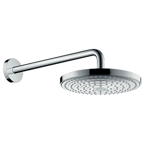 Hansgrohe Raindance Select S 240 2-Spray Shower Head with Wall Mounted Arm - Chrome - 26466000 1 Hansgrohe Raindance Select S 240 2-Spray Shower Head with Wall Mounted Arm - Chrome - 26466000