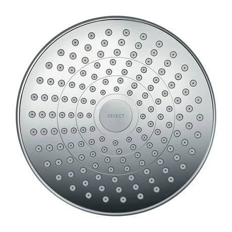 Hansgrohe Croma Select S EcoSmart 9 l/min 180 2 Spray Shower Head - Chrome - 26523000 2 Hansgrohe Croma Select S EcoSmart 9 l/min 180 2 Spray Shower Head - Chrome - 26523000 - Image 2