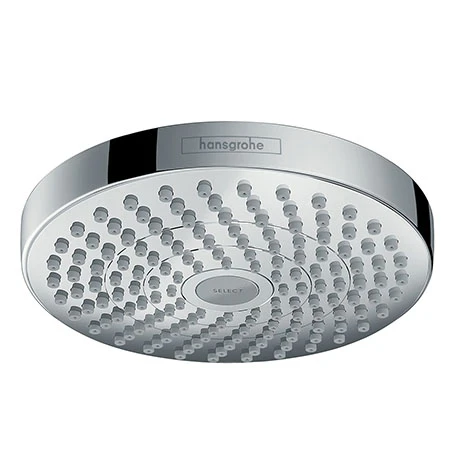 Hansgrohe Croma Select S EcoSmart 9 l/min 180 2 Spray Shower Head - Chrome - 26523000 1 Hansgrohe Croma Select S EcoSmart 9 l/min 180 2 Spray Shower Head - Chrome - 26523000