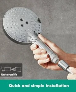 Hansgrohe Raindance Select S 120 3-Spray Hand Shower - Chrome - 26530000 -Bathroom Supplies Sales 2024 26530000 D3 460