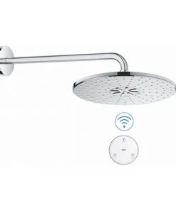 Grohe Rainshower SmartConnect 310 Shower Head & Arm with Wireless Remote - 26640000