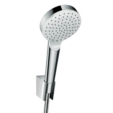 Hansgrohe Crometta EcoSmart 1 Spray Handshower with Holder & Hose - 26568400 1 Hansgrohe Crometta EcoSmart 1 Spray Handshower with Holder & Hose - 26568400