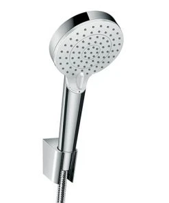 Hansgrohe Crometta Vario EcoSmart 9 l/min 2 Spray Handshower with Holder & Hose - 26693400