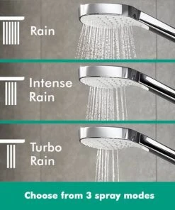 Hansgrohe Croma Select E Vario 3 Spray Hand Shower 110 - 26812400 -Bathroom Supplies Sales 2024 26812400 d3 460