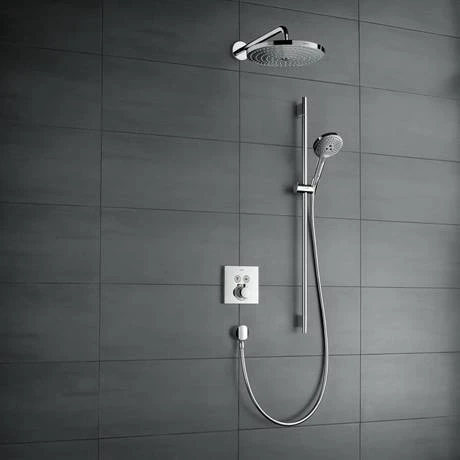 Hansgrohe Raindance Select S 300 2-Spray Shower Head with Wall Mounted Arm - 27378000 3 Hansgrohe Raindance Select S 300 2-Spray Shower Head with Wall Mounted Arm - 27378000 - Image 3