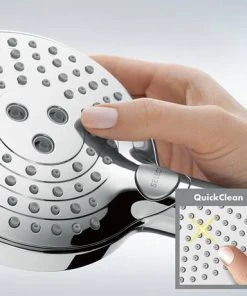 Hansgrohe Raindance Select S 120 PowderRain 3-Spray Hand Shower with Holder & 1.25m Hose - 27669000 -Bathroom Supplies Sales 2024 27669000 D4 460