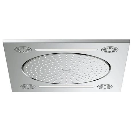 Grohe Rainshower F-Series 15" Ceiling Head Shower with 3 Spray Patterns - 27939001 2 Grohe Rainshower F-Series 15" Ceiling Head Shower with 3 Spray Patterns - 27939001 - Image 2