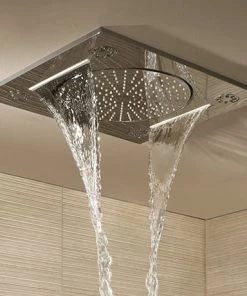 Grohe Rainshower F-Series 15" Ceiling Head Shower with 3 Spray Patterns - 27939001