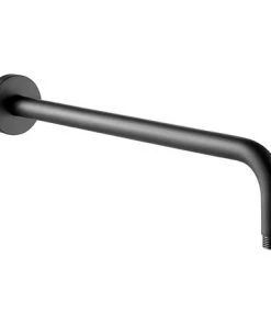 JTP Vos Matt Black Wall Mounted Shower Arm