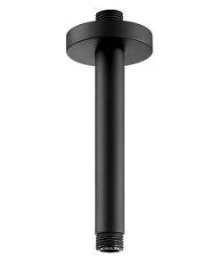 JTP Vos Matt Black Ceiling Mounted Shower Arm