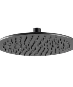 JTP Vos Matt Black 300mm Round Shower Head
