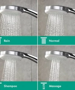 Hansgrohe Croma Vario 4 Spray Hand Shower 100 - 28535000 -Bathroom Supplies Sales 2024 28535000 d3 460