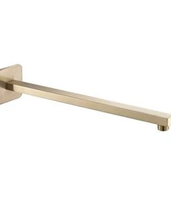 JTP Hix Brushed Brass Wall Mounted Shower Arm