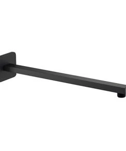 JTP Hix Matt Black Wall Mounted Shower Arm