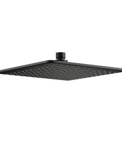 JTP Hix Matt Black 250mm Square Shower Head