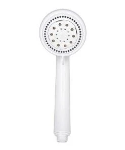 Aqualona Aquapower Five Spray Pattern Shower Handset - White - 80245