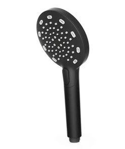 AQUAS X-Jet Turbo 110 3-Spray Matt Black Hand Shower