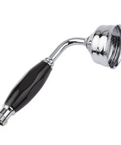 Hudson Reed Topaz Black Large Traditional Shower Handset - A4150G