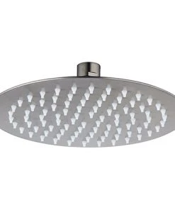 Arezzo Round 200mm Brushed Gunmetal Grey Fixed Shower Head