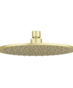 Arezzo Round 200mm Brushed Brass Fixed Shower Head