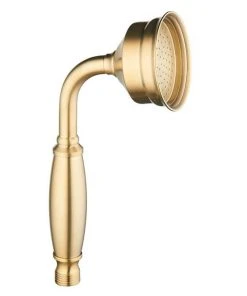 Arezzo Traditional Shower Handset - Brushed Brass