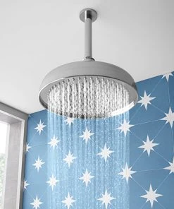 Belmont Traditional 12" Apron Rose Shower Head w. Ceiling Mounted Arm