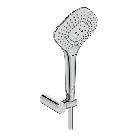 Ideal Standard Idealrain Evo 125mm Diamond 3 Function Handspray with Bracket + 1.75m Hose - B1766AA 1 Ideal Standard Idealrain Evo 125mm Diamond 3 Function Handspray with Bracket + 1.75m Hose - B1766AA