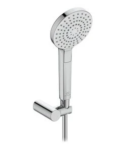 Ideal Standard Idealrain Evo 110mm Round 3 Function Handspray with Bracket + 1.75m Hose - B2239AA