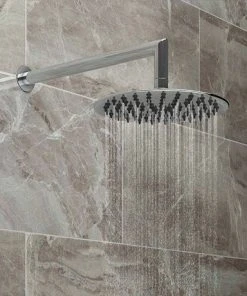 Cruze 200mm Ultra-Thin Round Shower Head with Wall Mounted Arm -Bathroom Supplies Sales 2024 CRZ20ARM d2 460