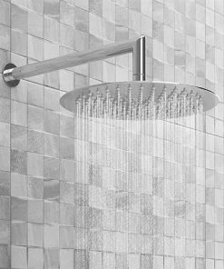 Cruze 300mm Ultra-Thin Round Shower Head + 90 Degree Bend Arm