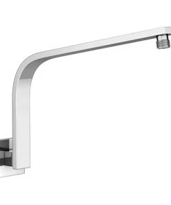 Milan Curved Wall Mounted Shower Arm - Chrome