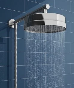 Chatsworth 200mm Rainfall Shower Head with 1.75m Flexible Hose