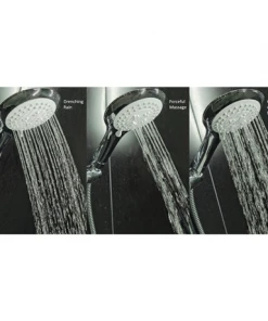 Bristan EVO Large Multi Function Rub Clean Handset - Chrome - EVC-HAND04-C -Bathroom Supplies Sales 2024 EVC HAND04 C D2 460