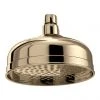 Bristan 145mm Traditional Round Fixed Head - Gold - FH-TDRD01-G