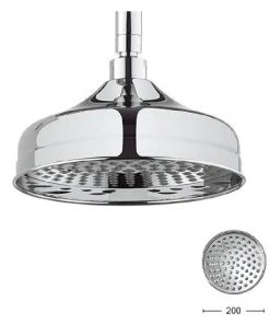 Crosswater - Belgravia 200mm Round Fixed Showerhead - FH08C