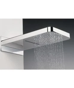 Crosswater - Revive Rectangular Waterfall Fixed Showerhead - FH2000C -Bathroom Supplies Sales 2024 FH2000C D2 460