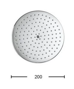 Crosswater - Central 200mm Round Fixed Showerhead - FH200C+ 5 Crosswater - Central 200mm Round Fixed Showerhead - FH200C+ -Bathroom Supplies Sales 2024 FH200C d2 460
