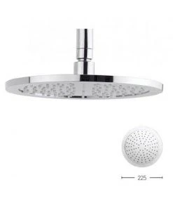 Crosswater Dial 225mm Round Fixed Showerhead - FH225C+