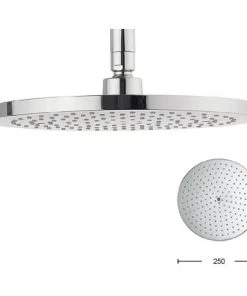 Crosswater - Central 250mm Round Fixed Showerhead - FH250C+