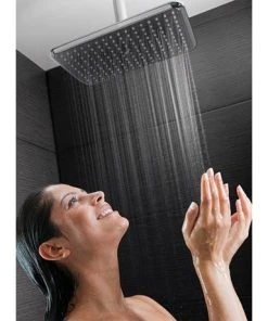 Crosswater - Essence 320mm Rectangular Fixed Showerhead - FH321C -Bathroom Supplies Sales 2024 FH321C D2 460