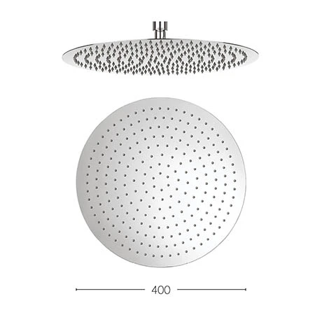 Crosswater - Central 400mm Round Fixed Showerhead - FH400SR+ 1 Crosswater - Central 400mm Round Fixed Showerhead - FH400SR+