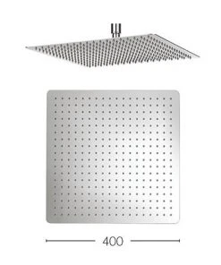 Crosswater - Glide 400mm Square Fixed Showerhead - FH440SR+