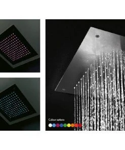 Crosswater Luxury Chromotherapy Fixed Showerhead - FHX380C