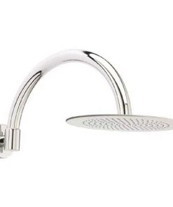 Hudson Reed - 300mm Round Fixed Head and Curved Wall Mounted Arm - HEAD26-ARM06