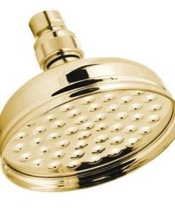 Deva 5" Apron Rose Shower Head with Swivel Joint - Gold - HEAH02/G